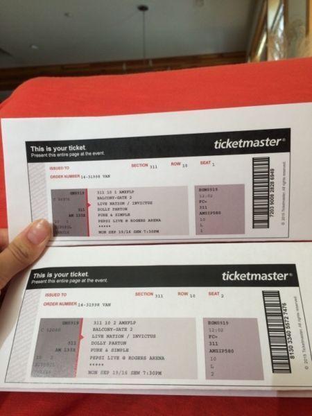 Dolly Parton tickets