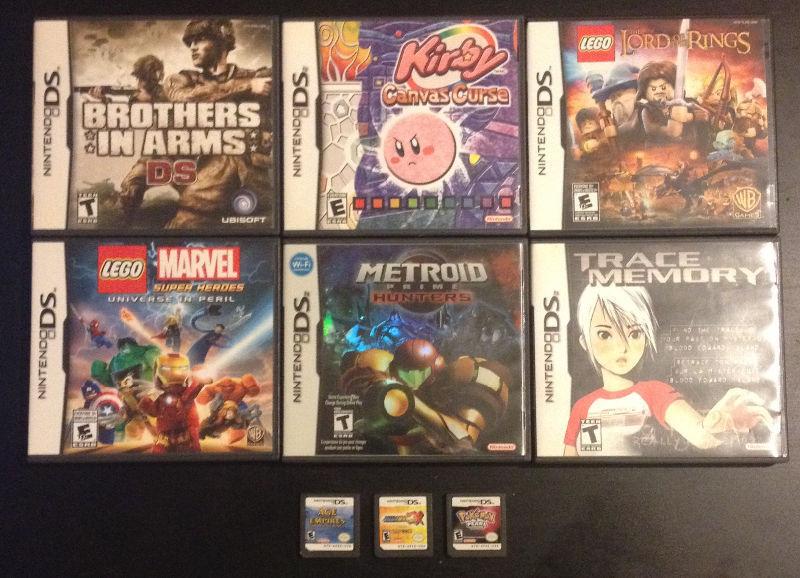 Xbox One/360, Nintendo 3DS/DS games