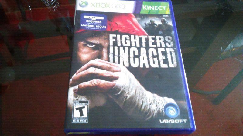 Xbox 360 Kinect with fighters uncaged game