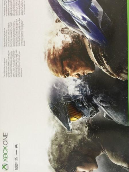 New sealed Xbox One S 500gb Console $400 obo Reg price $450