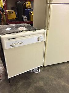 Dishwasher, stove and fridge