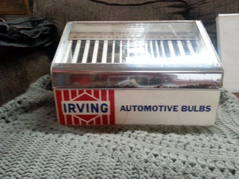 Irving Oil Automotive Bulbs Cabinet and Headlight with box