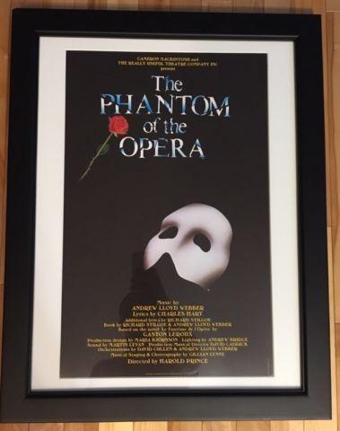 Phantom of the Opera Framed Poster - Broadway