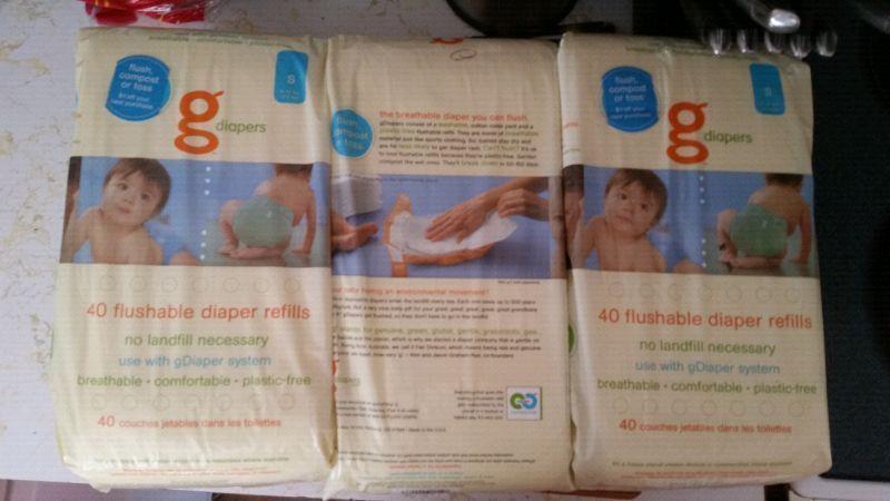 G diapers small 8lbs-14lbs 40$