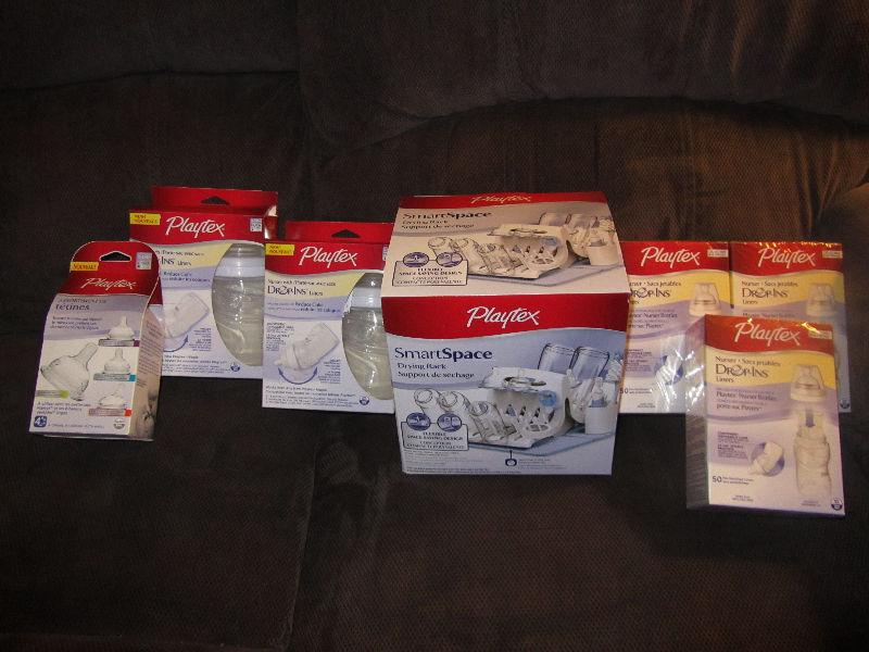 Playtex Bottles and accessories lot