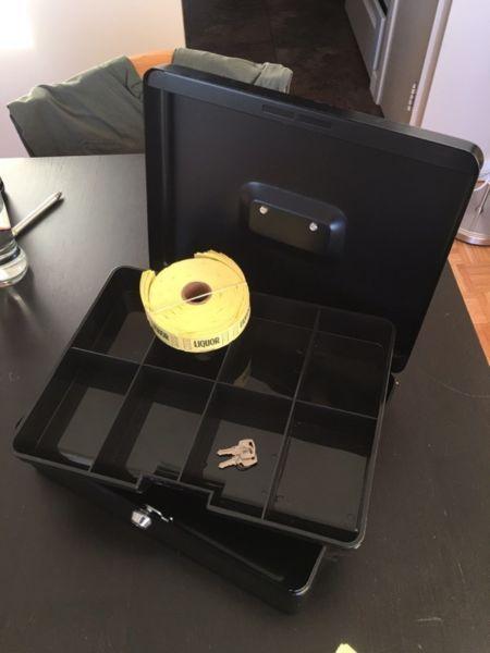 Cash box: Social, wedding, event, tickets, money