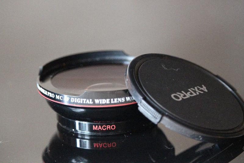 58 MM Wide Angle Lens with Macro