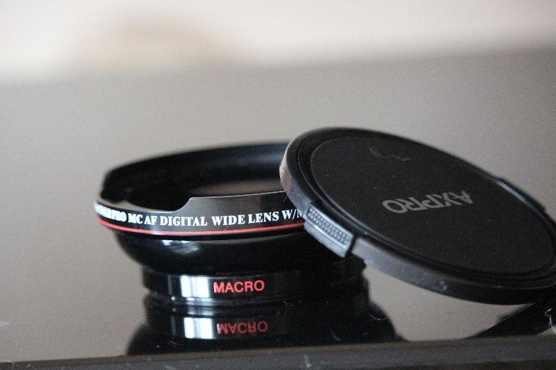 58 MM Wide Angle Lens with Macro