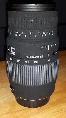 Sigma DG 70-300 f:4-5.6 macro lens Canon mount
