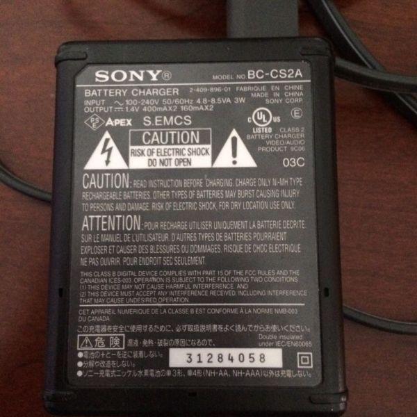 Sony battery charger