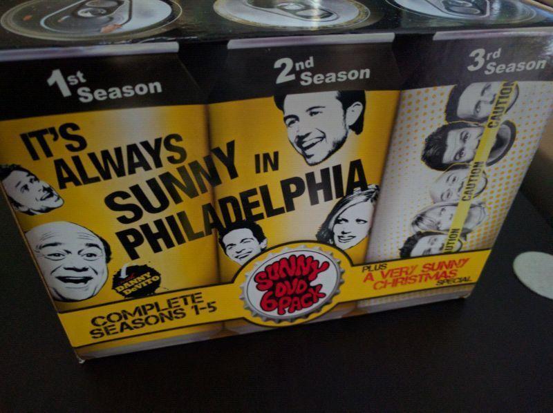 Always Sunny DVD Box season 1-5 disks perfect condition