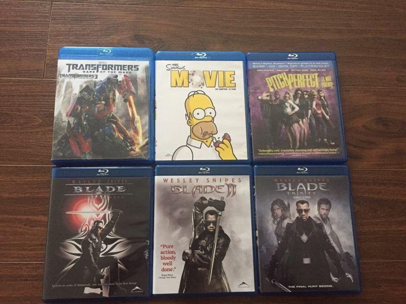 Blu Rays for sale