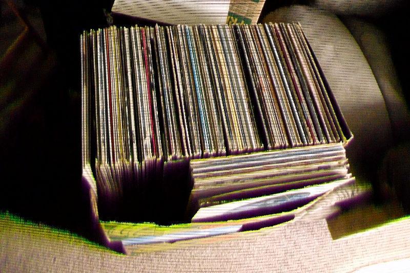 Box Of 150 Various Records
