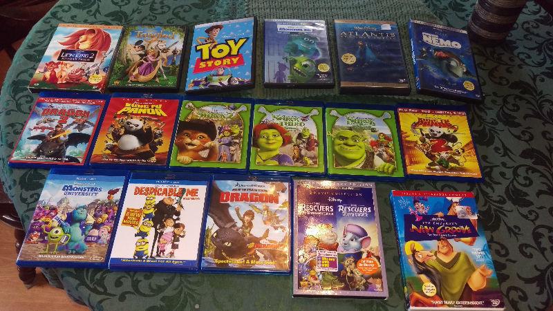 More disney and kids blu ray and dvds various prices!!!!