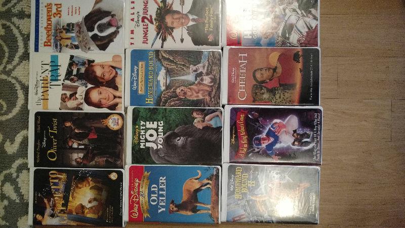 Mint Condition!!! disney VHS tapes
