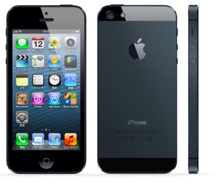 Unlocked iPhone-5 (Black) in mint condition