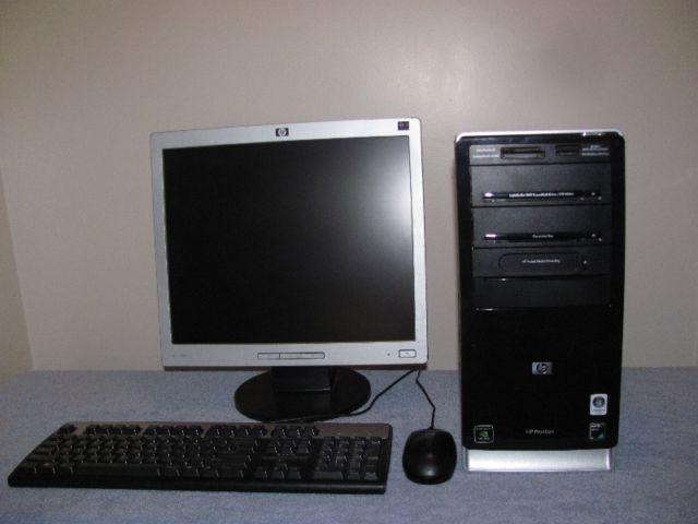 Complete HP Dual Core Computer with LCD Monitor