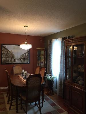 Dining Set including Hutch and China Cabinet