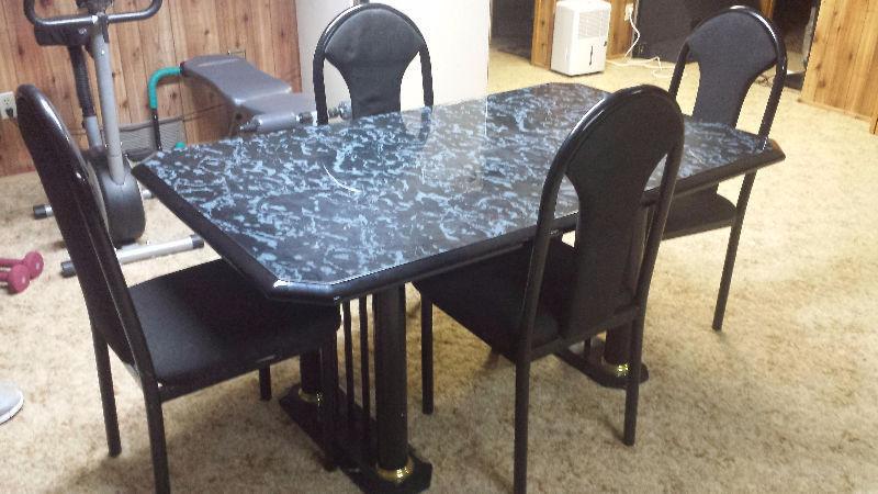 four chairs dining table set