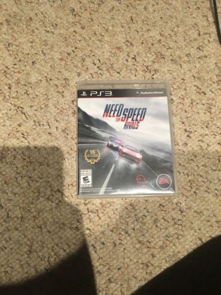 Need for speed rivals PS3 brand new used 3 times