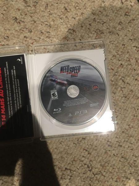 Need for speed rivals PS3 brand new used 3 times