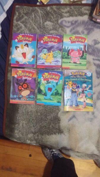 6 pokemon books asking 10.00 obo