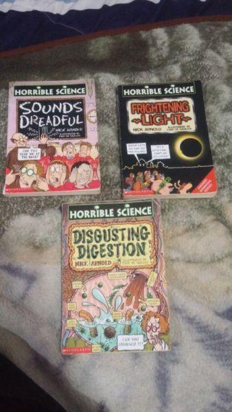 Horrible science books asking 5.00 for all 3