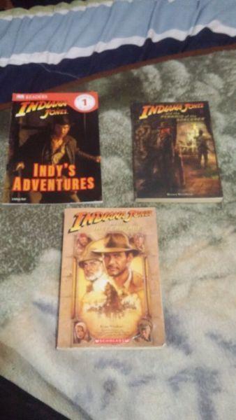 Indiana Jones books asking 5.00 for all 3