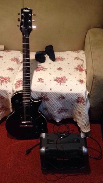 Univox guitar and amp