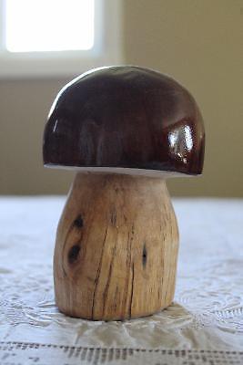 Hand Carved Mushroom
