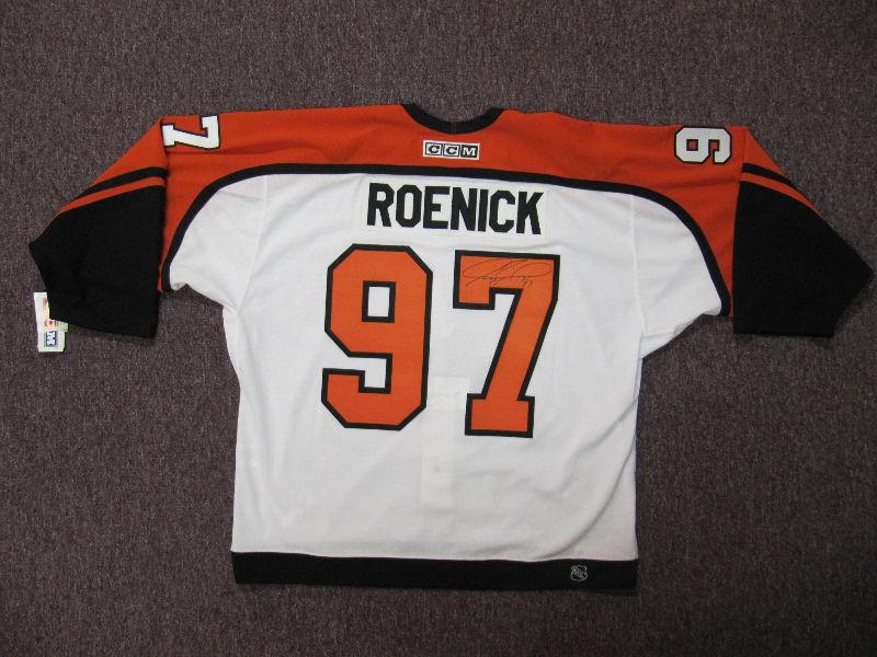 Autographed Signed Jeremy Roenick Philadelphia Flyers NHL Jersey