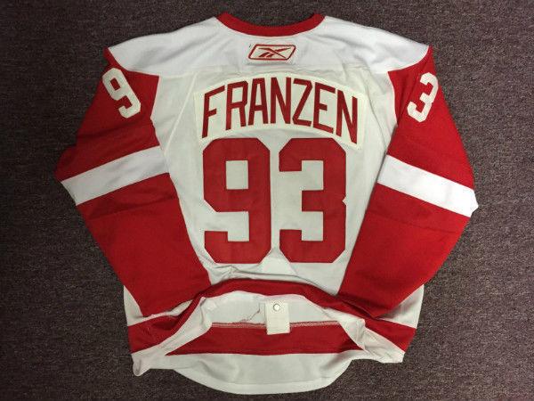 Johan Franzen Detroit Red Wings NHL Hockey Jersey Size 56 3XL