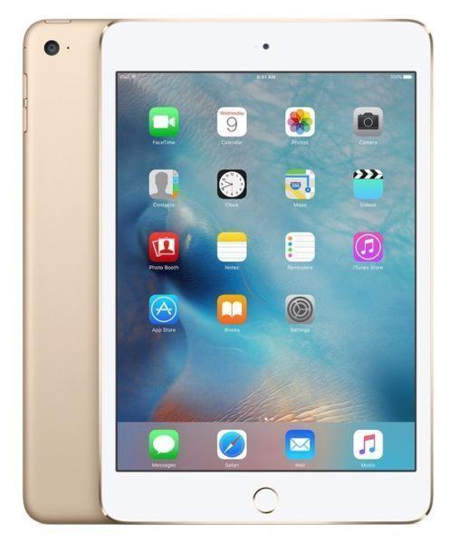 iPad Mini 4th Gen 16 GB Gold Edition with Finger sensor