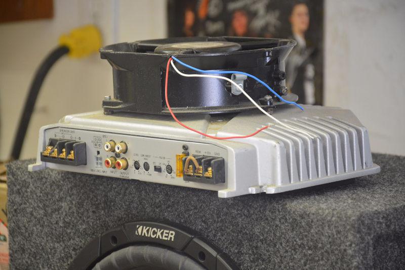 480 Watt 2/1 channel Car audio Amp with cooling fan YM280GTX