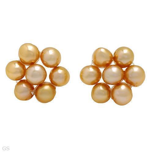 BRAND NEW EARRINGS WITH PINKISH FRESH WATER CULTURED PEARLS