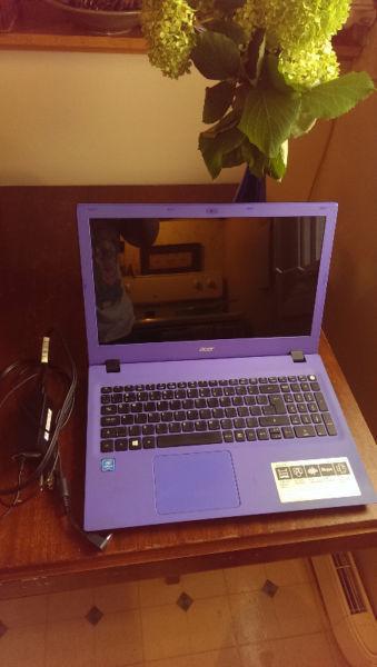 Purple Acer Aspire E 15