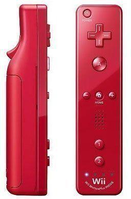 Red Nintendo Wii U Wii Mote / Nunchuck With Motion Plus