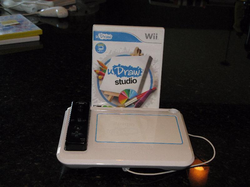 Wii U Draw studio and tablet