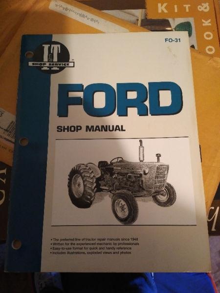 Ford 3000 tractor shop manual