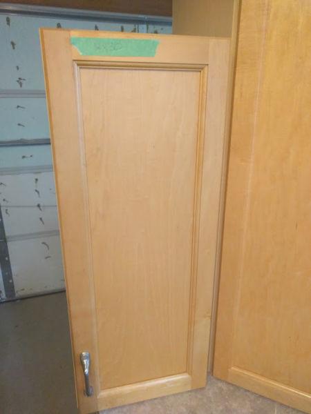 Solid Maple Kitchen Cabinets - Great Condition