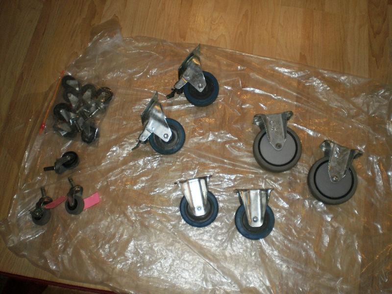Variety of casters for sale 57.50