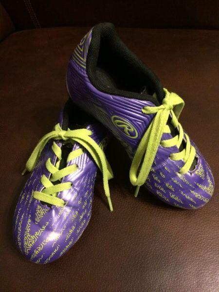 Girls Rawlings Sz 11 Soccer Shoes