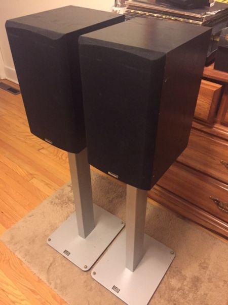 Paradigm Titan v2's with stands