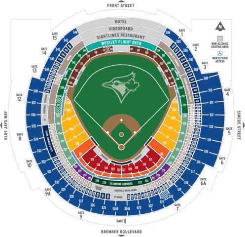 Blue Jays vs Red Sox tickets - Fri Sep 09 - Sec 534L (Infield)