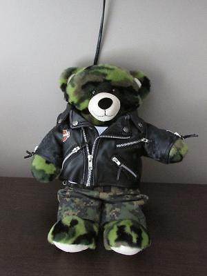 Camouflage Build-A-Bear With Harley Davidson Jacket $10