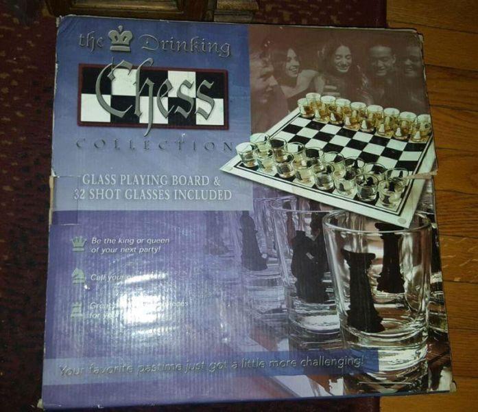 Chess drinking game brand new