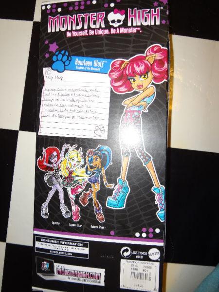 Monster High Dance Class Howleen Doll- NRFB