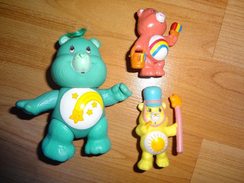 Vintage Care Bear Figurines & Poseable!