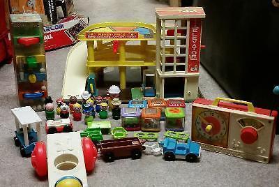 Vintage Fisher Price toy lot