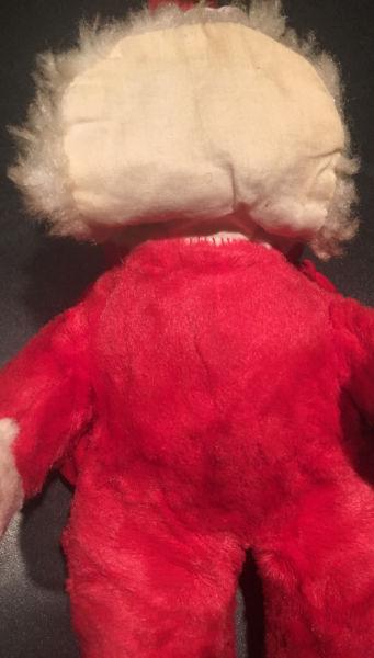Vintage Rubber face Santa Claus Stuffed toy ? Rushton/Gund
